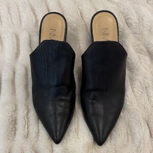 Neiman Marcus Black Mules